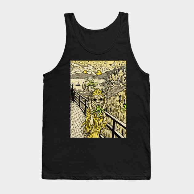 Scream in Yellow - Azhmodai 2018 Tank Top by azhmodai